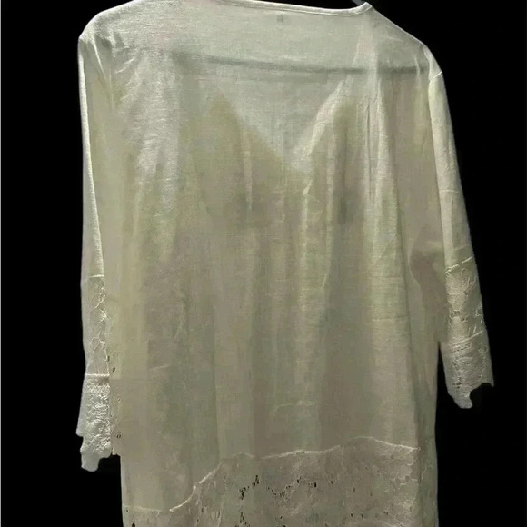 White Embroidered Blouse - Picture 2 of 3